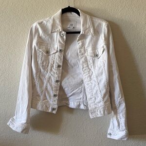 Adriano Goldschmied Small Classic White Denim Jacket